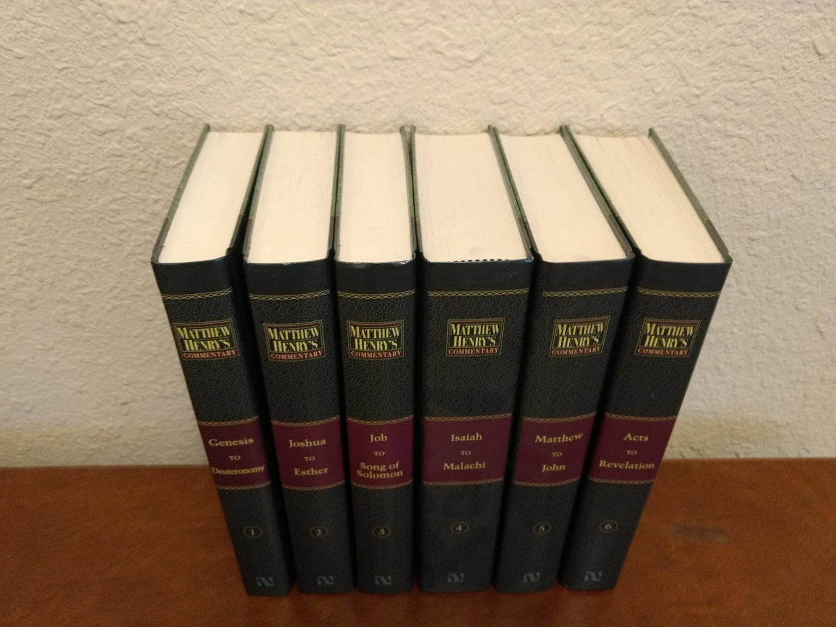 Matthew Henry's Commentary on the Whole Bible, New Modern Edition