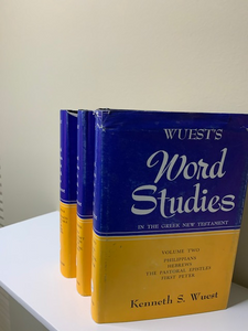 Wuest's Word Study four vols (one missing)