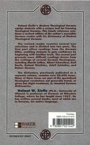 Modern Theological German: A Reader and Dictionary by Helmut W. Ziefle