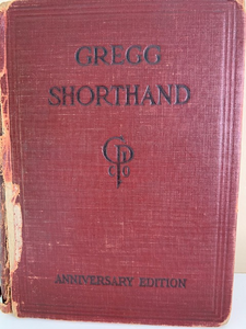 Greg Shorthand, from 1929