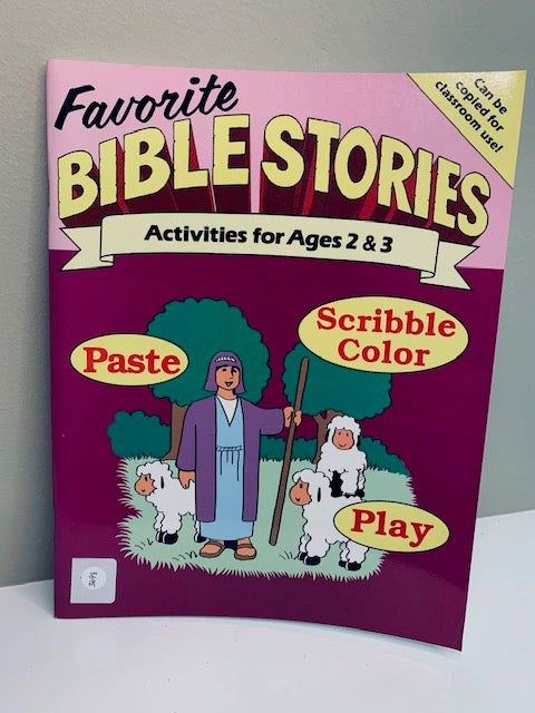 Favorite Bible Stories: Activities for Ages 2-3, by Rainbow Publishers