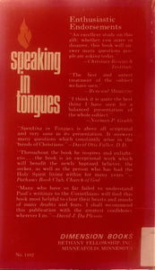 Speaking in Tongues by Larry Christenson