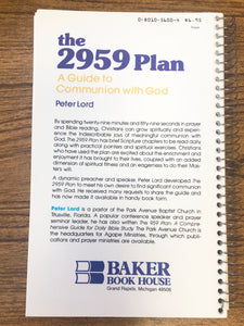 The 2959 Plan: A Guide to Communion with God by Peter Lord