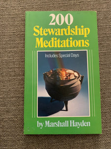 200 Stewardship Meditations by Marshall Hayden