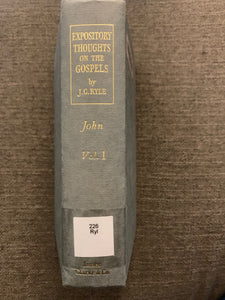 Expository Thoughts on the Gospels: St. John, Vol. 1 by J. C. Ryle