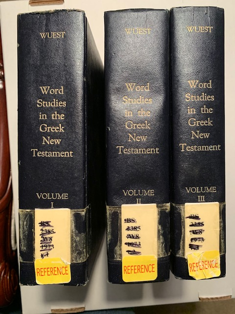 Wuest Word Studies 3 Volumes, by Kenneth Wuest