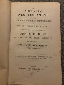 The Apocryphal New Testament by M.R. James